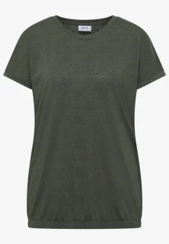 Shirt met burn-out look