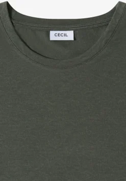 Shirt met burn-out look