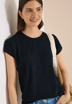 Shirt met burn-out look