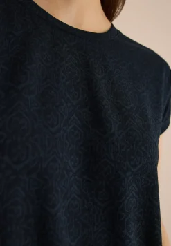 Shirt met burn-out look