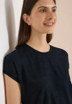 Shirt met burn-out look