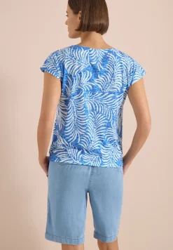 Shirt met burn-out look
