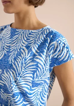 Shirt met burn-out look
