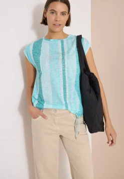 Shirt met burn-out look