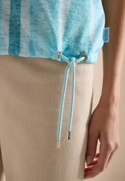 Shirt met burn-out look