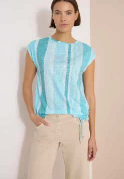 Shirt met burn-out look