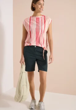 Shirt met burn-out look