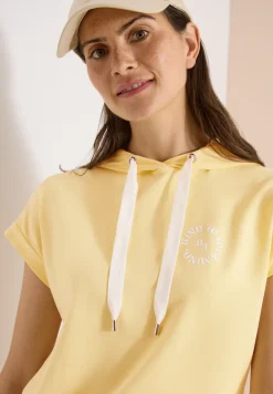 Shirt met capuchon en printdetail