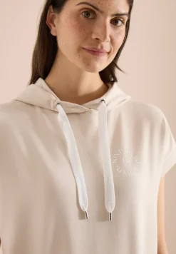 Shirt met capuchon en printdetail