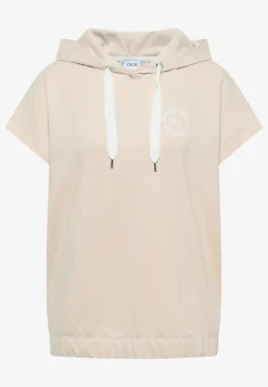 Shirt met capuchon en printdetail