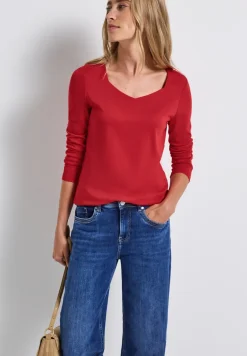 Shirt met carrée halslijn