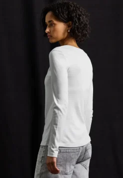 Shirt met carrée halslijn