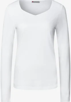 Shirt met carrée halslijn