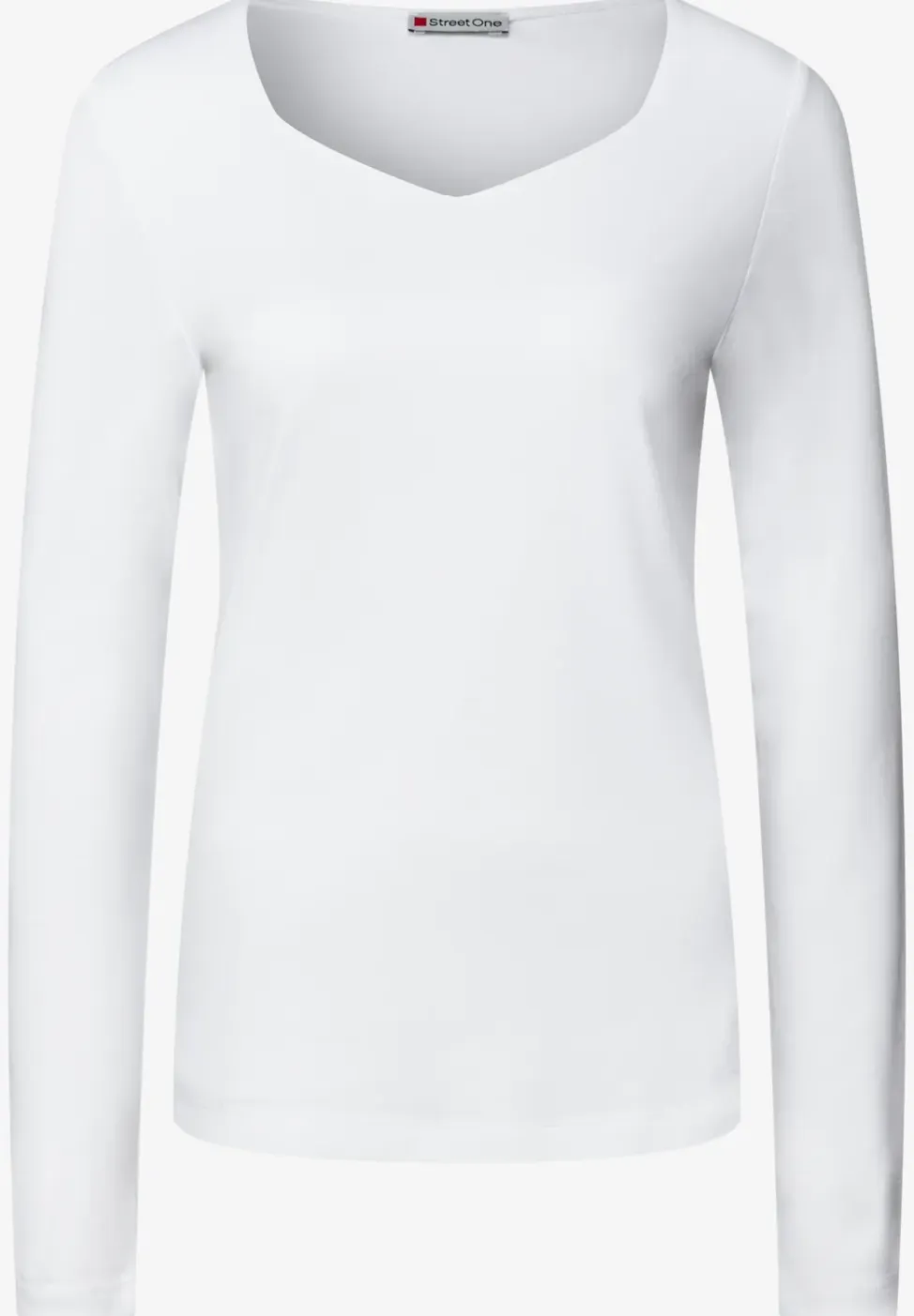 Shirt met carrée halslijn