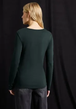 Shirt met carrée halslijn