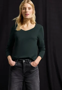 Shirt met carrée halslijn