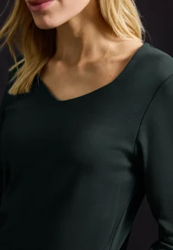 Shirt met carrée halslijn