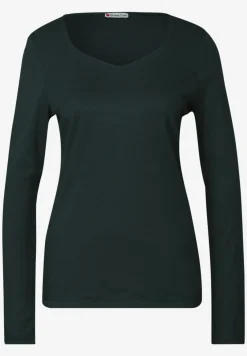Shirt met carrée halslijn