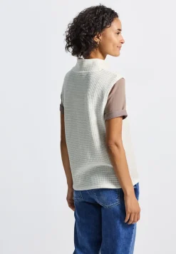 Shirt met col en ritssluiting