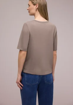 Shirt met contrastdetail
