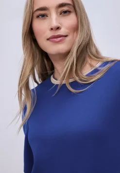 Shirt met contrastdetail