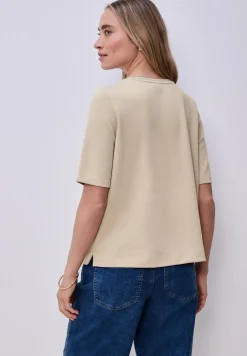 Shirt met contrastdetail