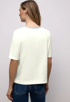Shirt met contrastdetail