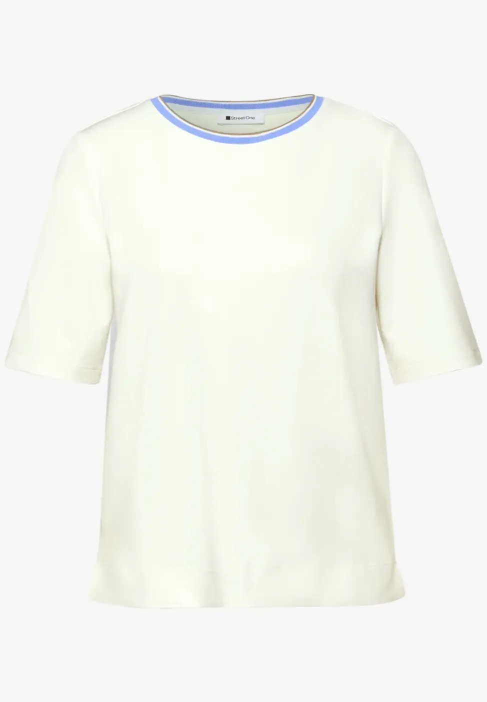 Shirt met contrastdetail