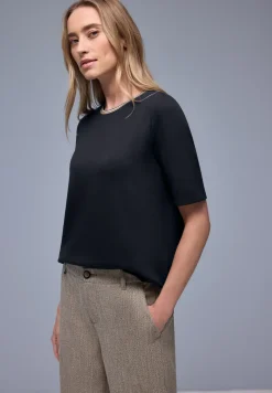 Shirt met contrastdetail