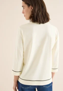 Shirt met contrastdetail
