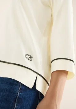 Shirt met contrastdetail