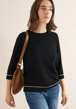 Shirt met contrastdetail
