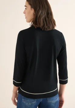 Shirt met contrastdetail
