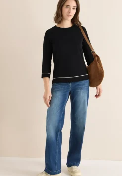 Shirt met contrastdetail