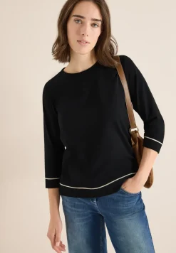 Shirt met contrastdetail