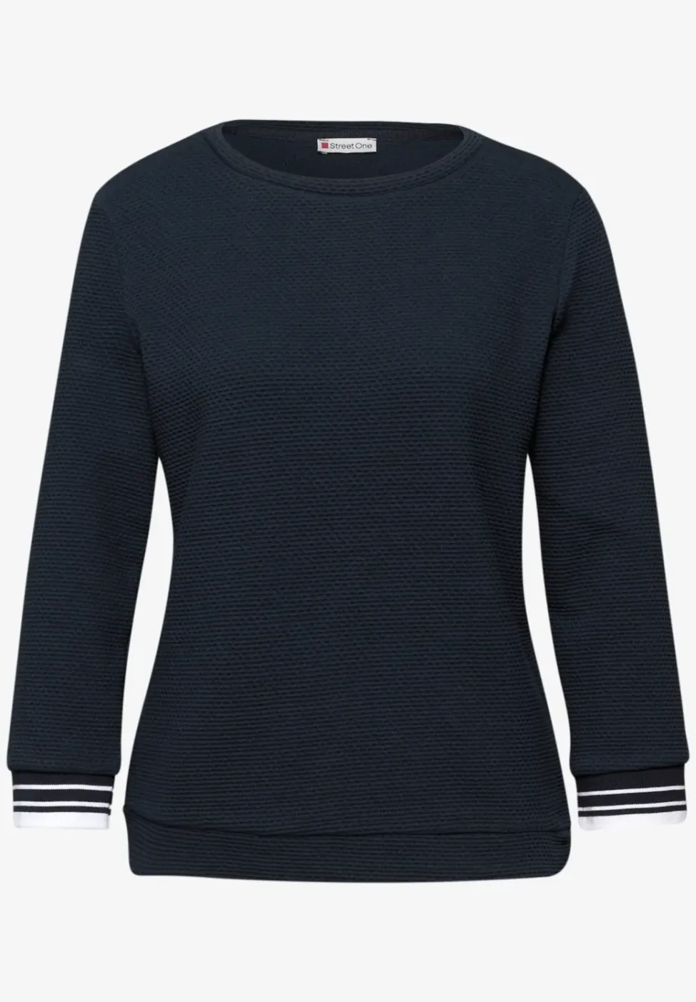 Shirt met contrasterende details