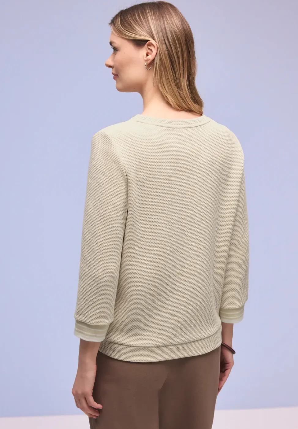 Shirt met contrasterende details