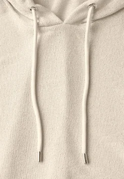 Shirt met crêpe capuchon