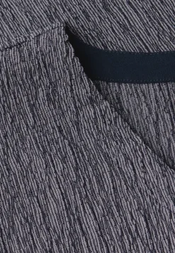 Shirt met crêpestructuur