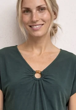 Shirt met decoratief detail