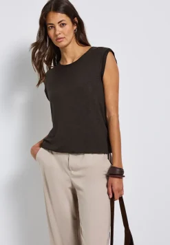 Shirt met decoratieve banden
