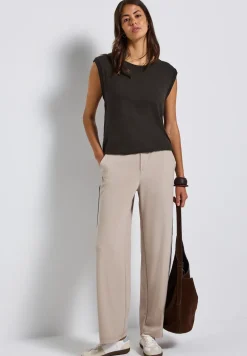 Shirt met decoratieve banden