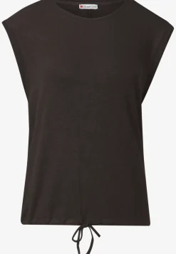 Shirt met decoratieve banden