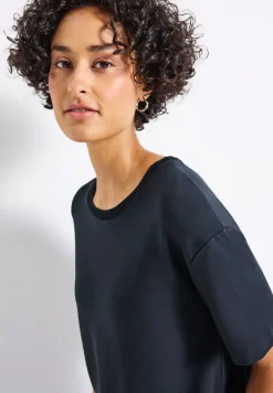 Shirt met decoratieve halslijn