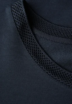Shirt met decoratieve halslijn