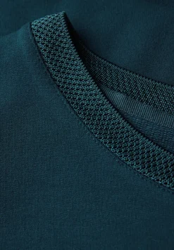 Shirt met decoratieve halslijn