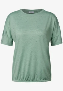 Shirt met decoratieve stenen