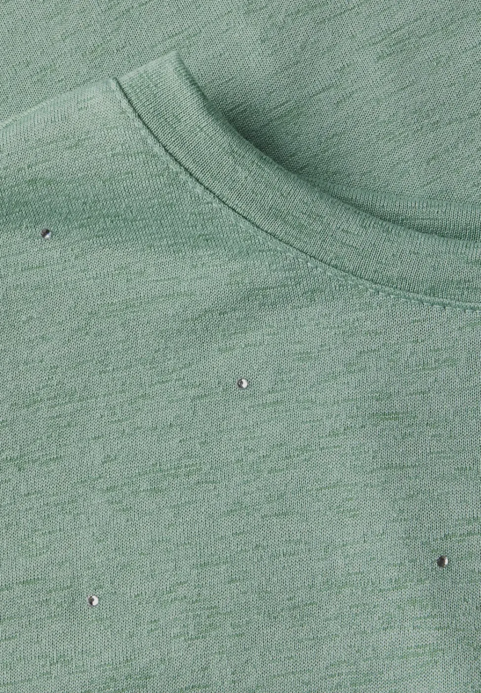Shirt met decoratieve stenen
