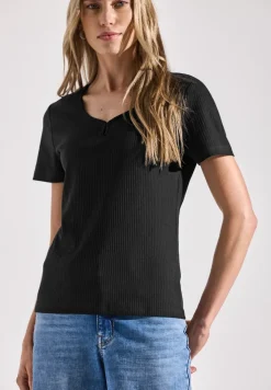 Shirt met decoratieve tape