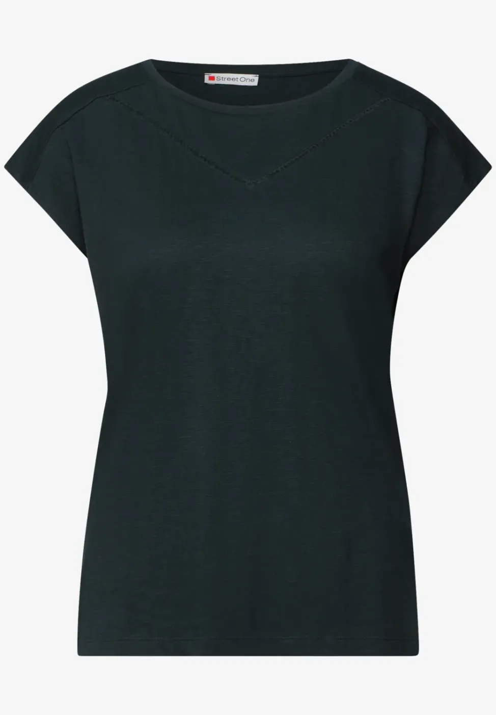 Shirt met decoratieve tape